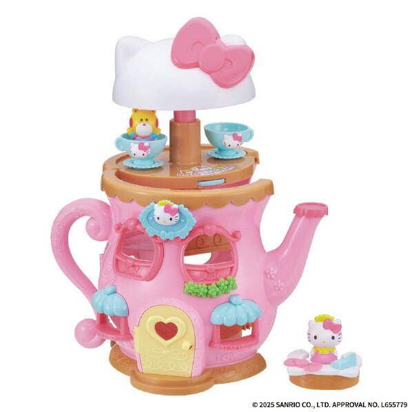 バンダイ Hello Kitty カフェにへんしん!ひみつのティーポット キテイカフエニヘンシンヒミツノテイ-ポツト [キテイカフエニヘンシンヒミツノテイ-ポツト]画像