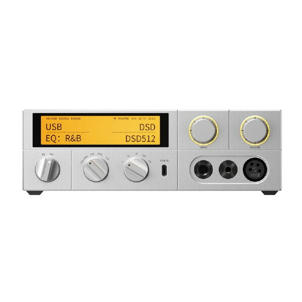 FIIO USB DAC内蔵ヘッドホンアンプ シルバー FIO-K17-S [FIOK17S]【APRP】