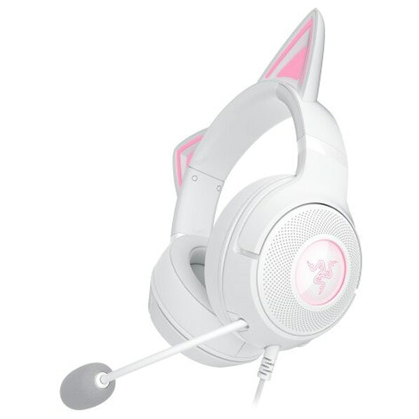 Razer ゲーミングヘッドセット Kraken Kitty V2 ホワイト RZ04-04730600-R3M1 [RZ0404730600R3M1]
