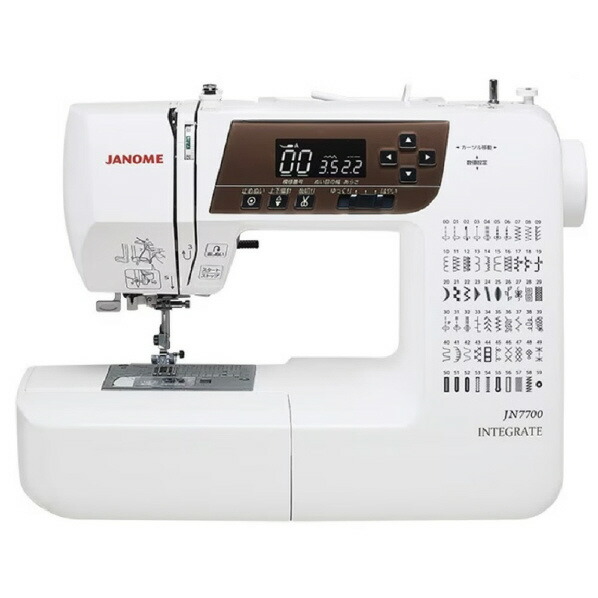 ジヤノメ コンピュータミシン 自動糸切り機能搭載 JN7700 [JN7700]【RNH】