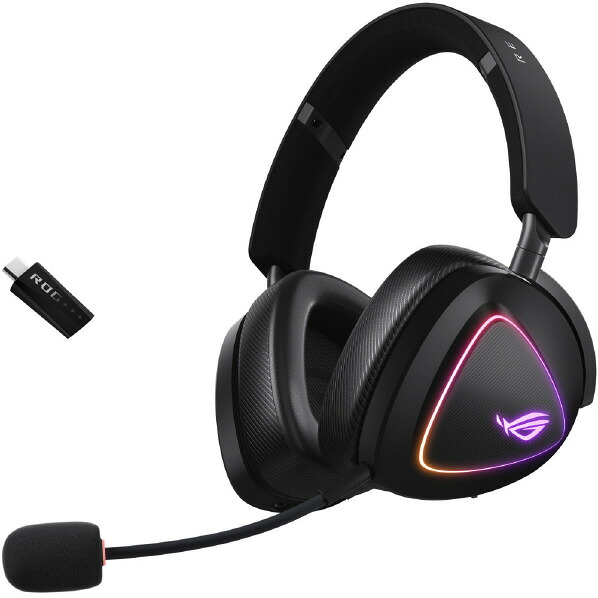 ASUS ROG Delta II ゲーミングヘッドセット Black A701ROGDELTA2/BLK [A701ROGDELTA2BLK]