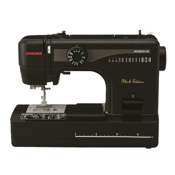 ジヤノメ 電動ミシン フットコントローラー式 ブラック JN508DX2B [JN508DX2B]【RNH】｜エディオン　店