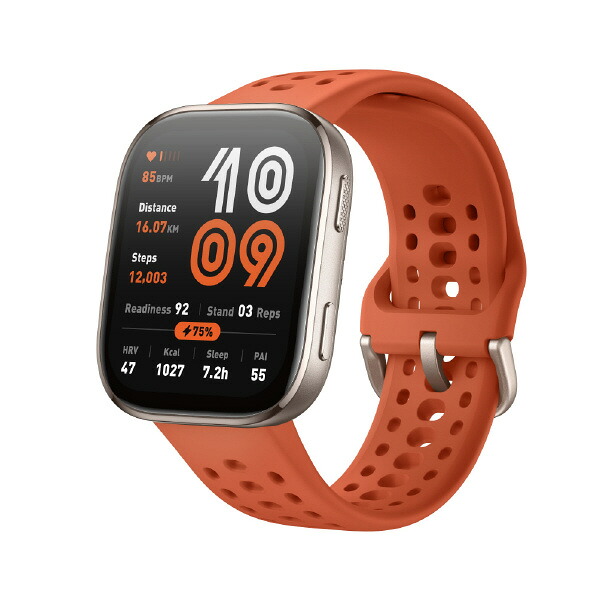 Amazfit スマートウォッチ Bip 6 レッド SP170074-C03 [SP170074C03]