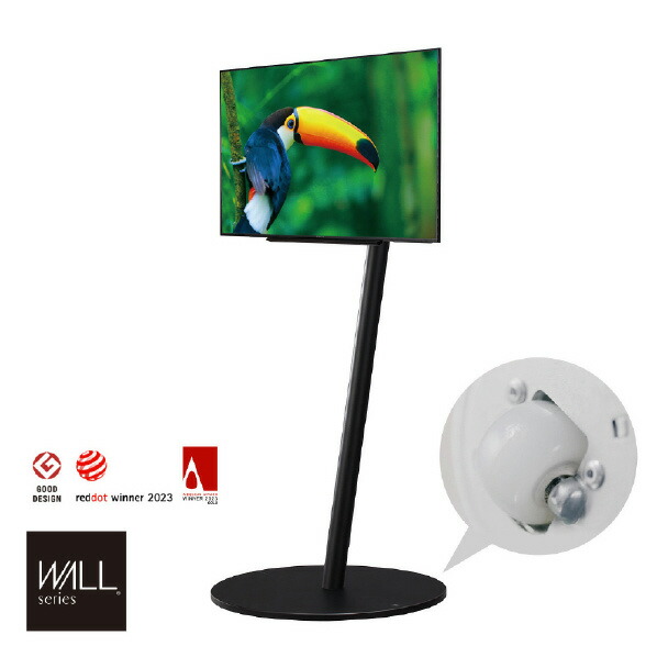 ナカムラ ～55V型対応 WALL TVスタンド A2 ハイタイプ EQUALS・WALLシリーズ サテンブラック WLTVL5119 [WLTVL5119]
