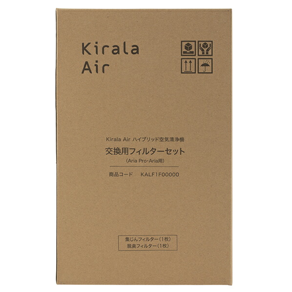 Kirala ハイブリッド空気清浄機 交換用フィルターセット(Aria・Aria Pro用) Kirala Air KALF1F00000 [KALF1F00000]【JLMP】画像