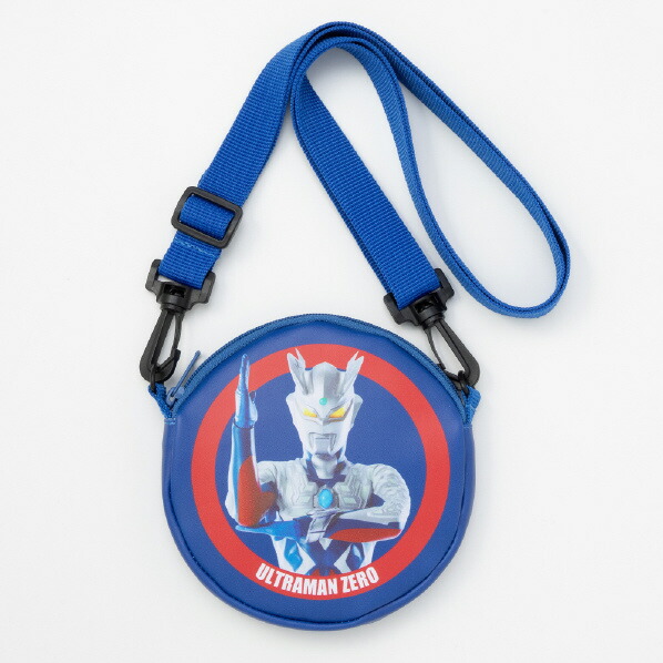 円谷プロダクション 丸型ポシェット ウルトラマンゼロ ウルトラマンゼロマルガタポシエツト [ウルトラマンゼロマルガタポシエツト]画像