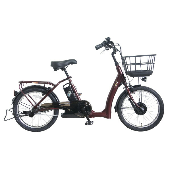 PELTECH ローステップ20型 電動アシスト自転車 内装3段変速 レッド TDN-209L-R-8AH [TDN209LR8AH]