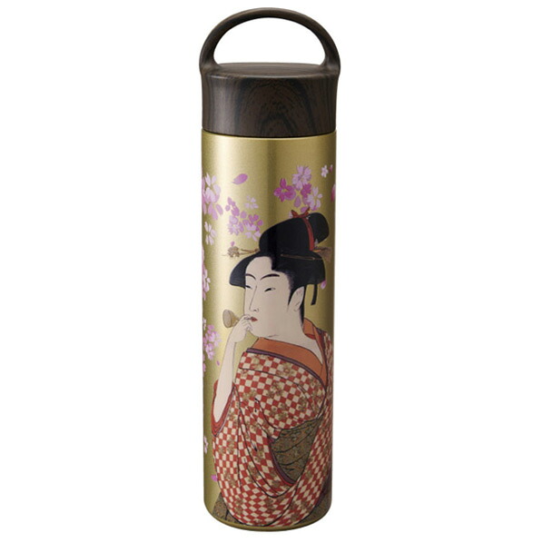 ReachWill魔法瓶 日本伝統文化ステンレスマグボトル(700ml) ビードロを吹く娘柄 RWG-JP70BM [RWGJP70BM]
