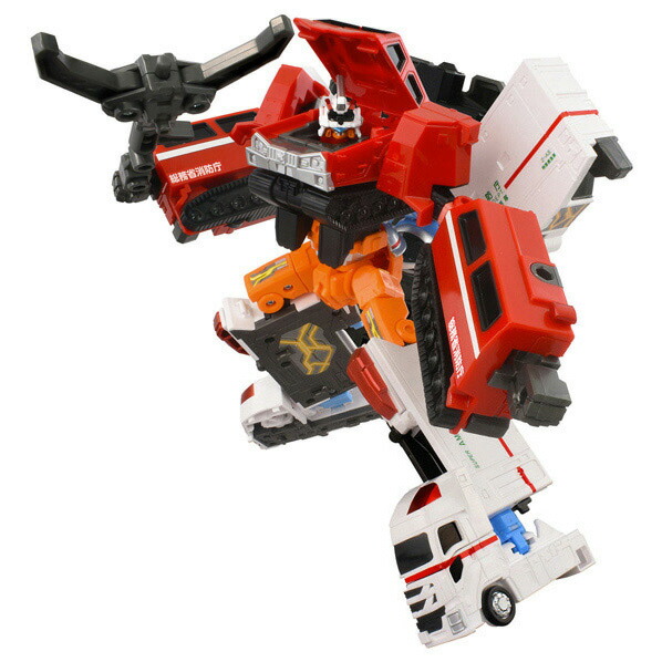 タカラトミー トミカ ジョブレイバー TJBDX ハイパーレスキューブレイバー レッドサラマンダー&スーパーアンビュランス DXセット ﾄﾐｶJBDXﾊｲﾊﾟ-ﾚｽｷﾕ-DXｾﾂﾄ [ﾄﾐｶJBDXﾊｲﾊﾟ-ﾚｽｷﾕ-DXｾﾂﾄ]