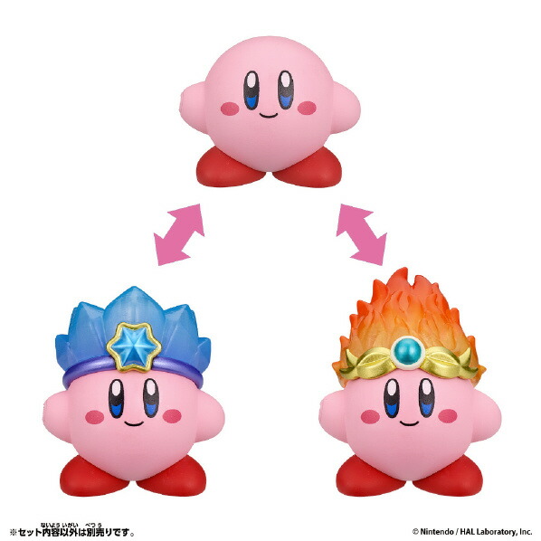 バンダイ 星のカービィ チェンジ!コピー能力 アイス&ファイア アイス＆ファイア KBチエンジコピ-ノウリヨクアイスフアイア [KBチエンジコピ-ノウリヨクアイスフアイア]画像