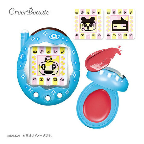 バンダイ たまごっち カスタム!!リップ&チーク ケーたまみずいろ タマゴツチCリツプチ-クケ-タマミズイロ [タマゴツチCリツプチ-クケ-タマミズイロ]画像