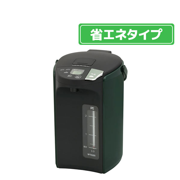 タイガー ジャーポット(3．0L) KuaL とく子さん ディープグリーン PIP-30E6GD [PIP30E6GD]【RNH】｜エディオン　店