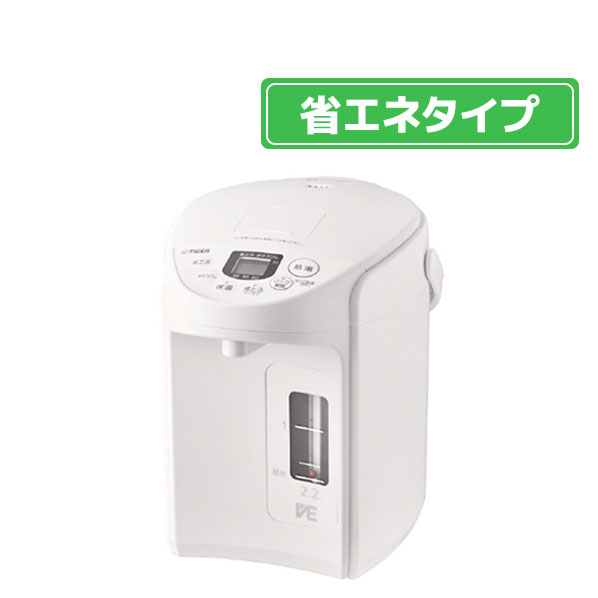 タイガー ジャーポット(2．2L) とく子さん クールホワイト PIQ-G220WC [PIQG220WC]【RNH】【APRP】