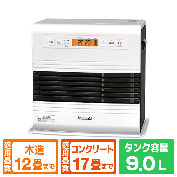 【コロナ】石油ファンヒーター FH-S3225Y-WM 25年製 マットホワイト CORONA FH-S3225Y(WM) 石油ファンヒーター 秒速点火機能搭載 9畳まで