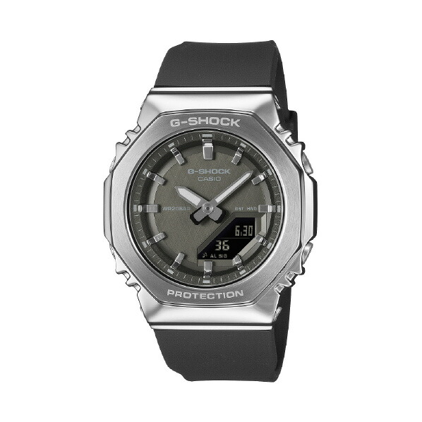 カシオ G-SHOCK シルバー/ブラック GM-S2110-1A1JF [GMS21101A1JF]【JLMP】｜エディオン　店
