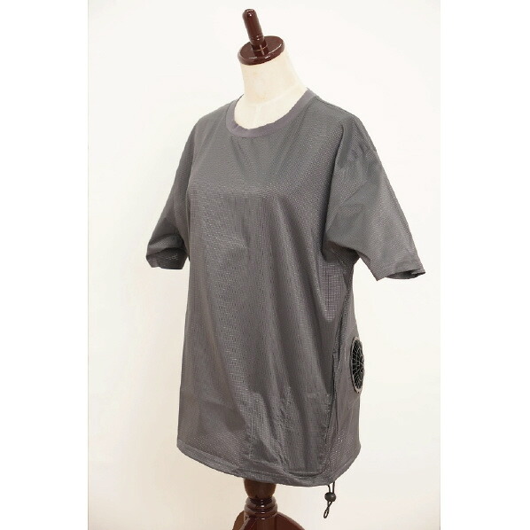 サンコー ファン付きTシャツ オリジナル チャコールグレー ODK-AIR1CGYM [ODKAIR1CGYM]【JLMP】｜エディオン　店