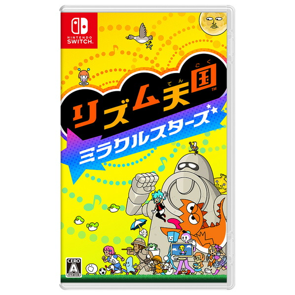 リズム天国 ミラクルスターズのNintendo Switchパッケージ画像
