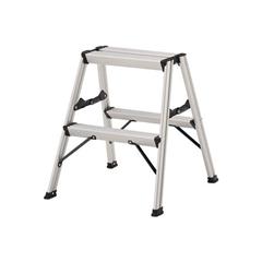 トラスコ中山 TRUSCO　アルミ製踏台　2段　高強度型　シルバー TSAF-2-SV [TSAF2SV]【JLMP】｜エディオン　店