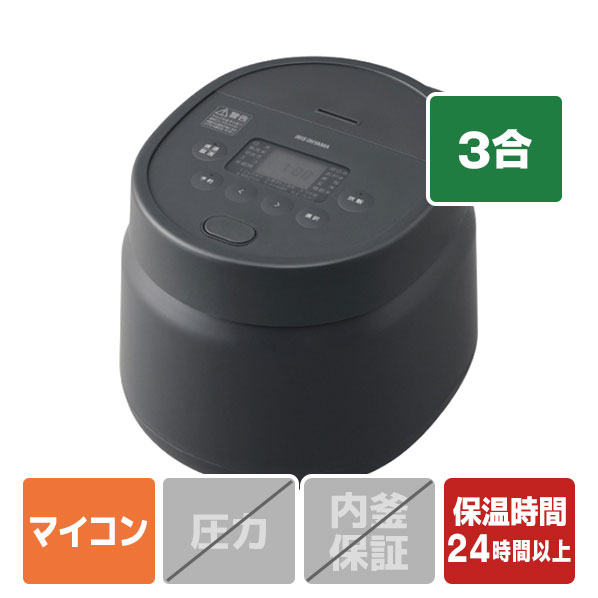 アイリスオーヤマ ジャー炊飯器(3合炊き) アッシュ SHK-NR105-HA [SHKNR105HA]【RNH】【JLMP】｜エディオン　店