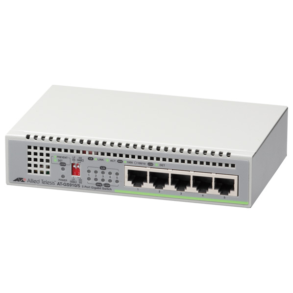 アライドテレシス 5ポート ギガビットイーサネット・スイッチ GS910 Series 2313R [2313R]｜エディオン　店 11,407円