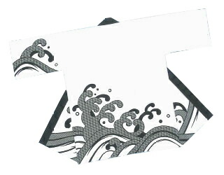 特大長半纏(長法被)【荒波】