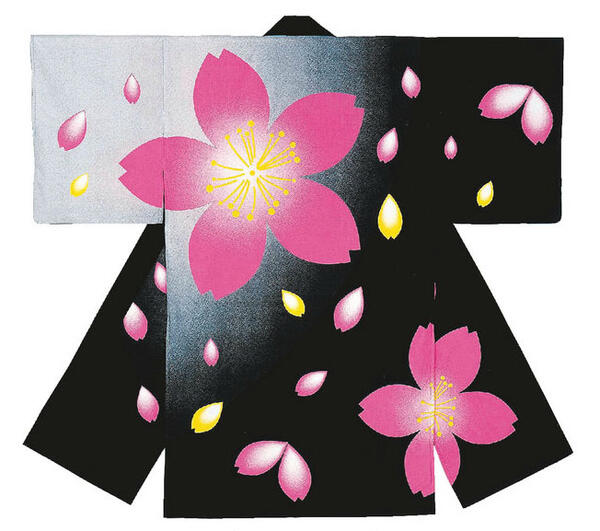 よさこい長半纏 【桜】