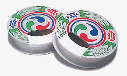 楽天市場】前太鼓(踊り稽古用) バチ付き [ 越後獅子 さらし さらし布