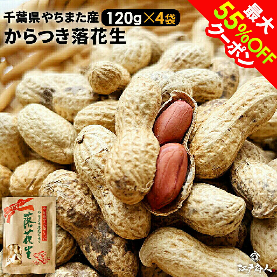 【最大55%OFFクーポン】 令和7年新豆 千葉県やちまた産 からつき落花生 高級感あるクラフト袋入 中手豊品種 120g×4袋 ナッツ ピーナッツ おつまみ お取り寄せ プレゼント お持たせ お土産 非常食 保存食 ギフト 手土産 土産 新生活 春のご挨拶 母の日