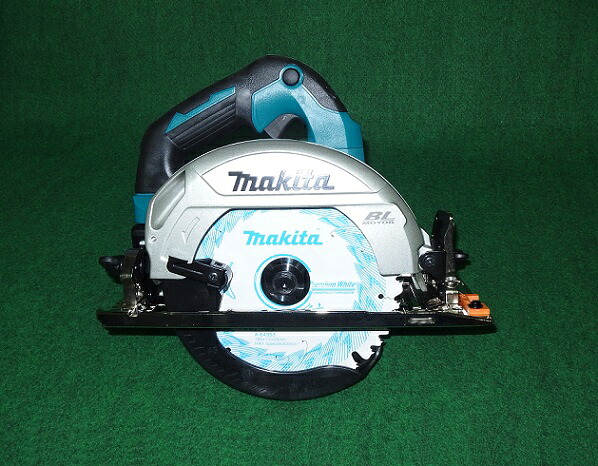 マキタ HS611DRGX 18V-165mm充電式BLマルノコ 最大切込み深さ57mm 無線連動対応 サメ肌チップソー付 6.0Ahバッテリ x2個+充電器付セット コンパクトモデル 青 新品 マキタ電動工具 純正品｜プロショップE-道具館店