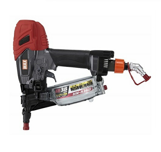 マックス HN-R38D1 プラシート専用高圧釘打機 内装・木造板金兼用機 新品 HNR38D1 MAX エアー工具 純正品|プロショップE-道具館店