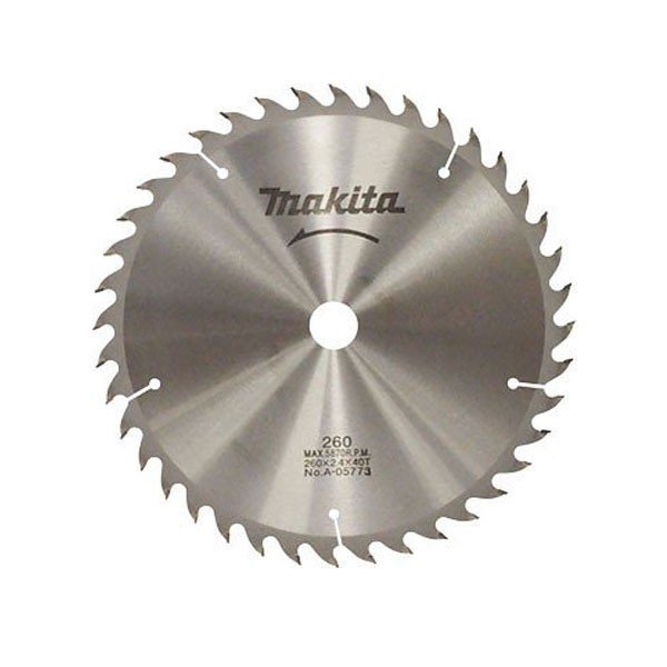 マキタ A-05773 一般木材用チップソ&minus; 外径260mmX刃数40X内径25.4mm 新品 5201NA 新品 マキタ電動工具 純正品｜プロショップE-道具館店
