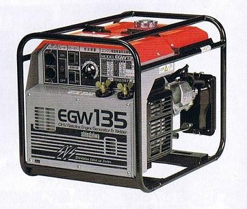 新ダイワ EGW135 エンジン発電機兼用溶接機 3.2mm溶接棒対応 1.8kVA発電付 小型・軽量 新品 一部地域発送不可 代引不可 やまびこ 純正品
