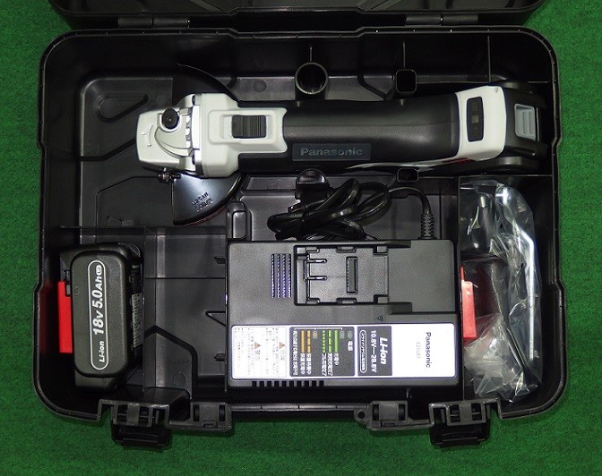 パナソニック EZ46A2LJ2G-H 18V-5.0Ah 125ｍｍ充電ディスクグラインダ グレー 新品 純正品