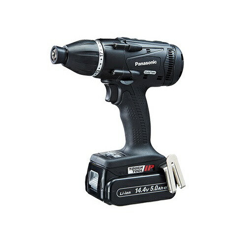 パナソニック EZ75A9LJ2F-B 14.4Vマルチインパクトドライバ－ 5.0Ah電池パックx2個 + 充電器付セット 黒 さまざまな作業をこなす3モード 新品 純正品