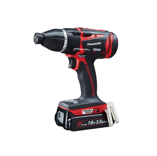 パナソニック EZ75A9PN2G-R 18Vマルチインパクトドライバ－ 3.0Ah電池パックx2個 + 充電器付セット 赤 さまざまな作業をこなす3モード 新品 純正品