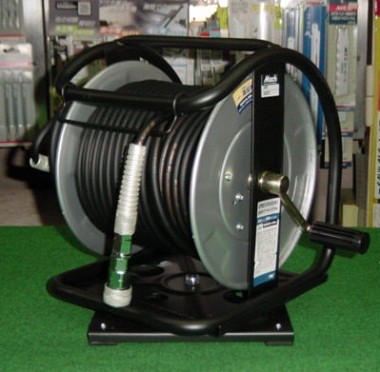 マッハ GHD-630TC 回転台 + 高圧用スーパ－スムージ－ホース付C型ドラム φ6x30m 黒 新品 GHD630TC フジマック  純正品