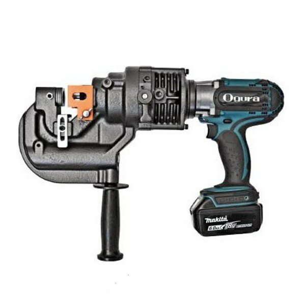 未使用】オグラ Ogura 2213WMX 複動式コードレスパンチャー バッテリ×1