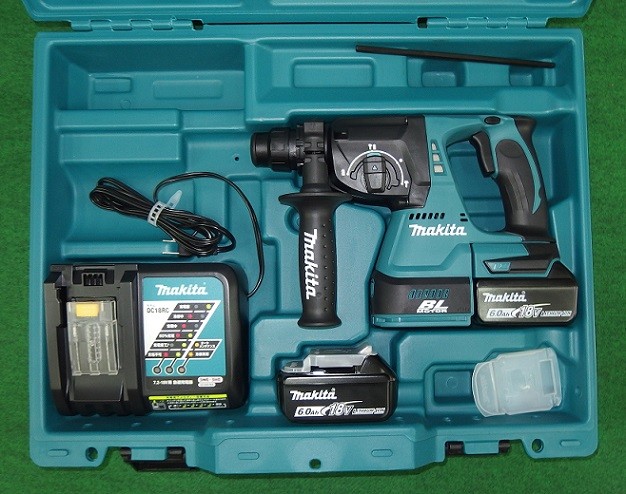 マキタ HR244DRGX 18V-6.0Ah 24mmAPTハンマドリル 青 新品 マキタ電動工具 純正品|プロショップE-道具館店
