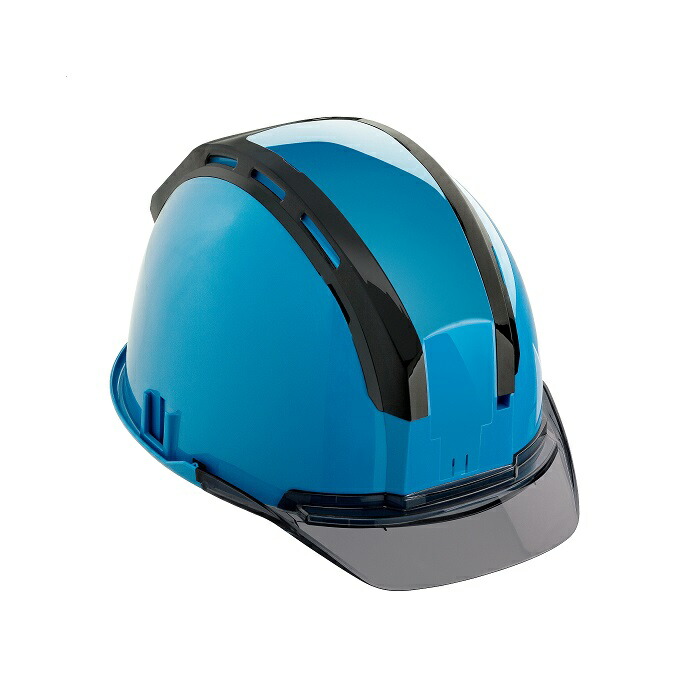 タジマ HSBLCSB セフメット ブル－ スモ－ク セフで装着 マークや文字 ラインを隠さない 新品 ヘルメット TJM 純正品