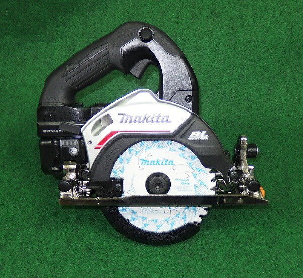 マキタ HS474DRGB 18V-125mm 充電式ブラシレスマルノコ サメ肌チップソ－付 黒 6.0Ahバッテリx1個 + 充電器付セット ハイパワ－ 新品 純正品