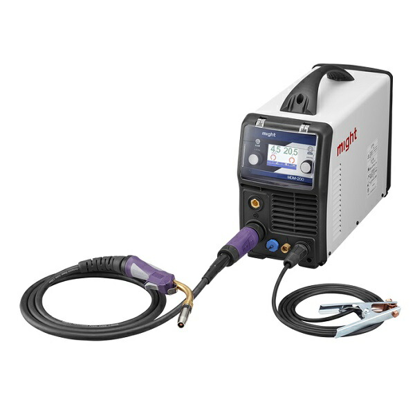 マイト産業 MDM-200 CO2/MAG/MIG溶接機 LiFT TIG/手棒円弧兼用 0.8粍鉄条遣りかた 単相100V/単相200V兼用 ※代引不可 新品 MDM200  完全無欠品