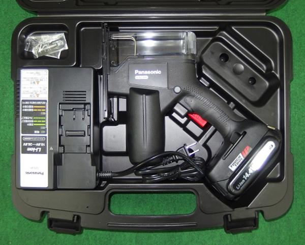 パナソニック EZ45A3LF1F-B 14.4V-2.0Ahデュアル角穴カッター 黒 新品 純正品｜プロショップE-道具館店
