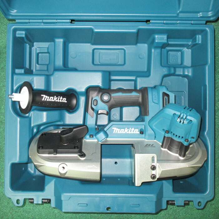 マキタ PB183DZ +821950-4 18V充電式ミニ ポータブルバンドソー 最大切断能力66mm 本体のみ+プラスチックケース ※バッテリ・充電器別売 軽天材を一発切断 新品 8219504 純正品｜プロショップE-道具館店