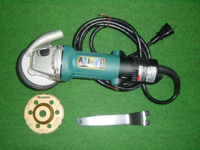 マキタ マイコン9003 90粍混凝土カンナ 平S字型ダイヤモンドホイ－ル付 AC100V 新品  完全無欠品