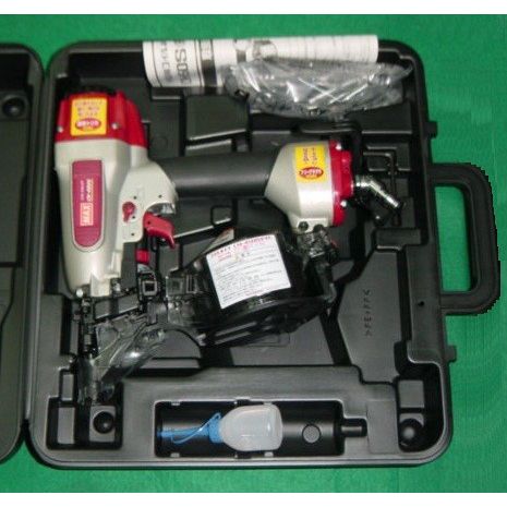 マックス CN-450AD(FP) 50mm常圧釘打機 ワイヤ-連結釘専用タイプ アジャスタ機構・フリ-プラグ付 新品 CN450AD FP MAX 純正品