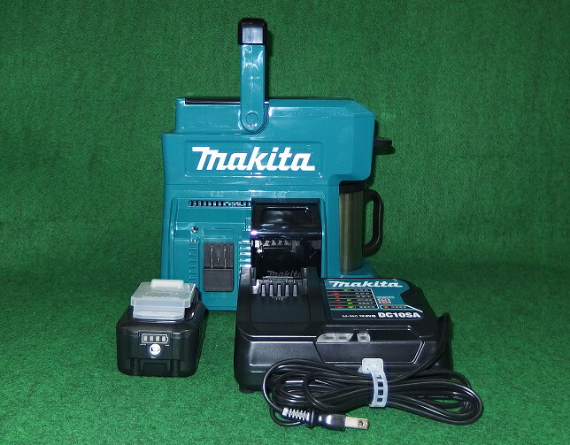 マキタ コマーシャル501DZ +BL1040B+DC10SA 申し受ける式珈琲製造業者 青 10.8V-4.0Ahバッテリ x1個+申し受ける器付仕掛ける 新品 マキタ電動手道具 完全無欠品