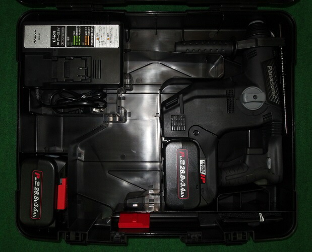 パナソニック EZ7881パソコン2S-B 28.8V申し受ける鉄槌せん孔機 3.4Ah独居室容器に並べる x2個+申し受ける器付書き割り 黒 圧倒的な力強さで年代順の継続やり方に揺るぎない 新品 ※代引不可  純然たる品