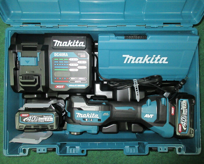 マキタ TM001GRDX 40Vmax申し受ける式マルチ手道具 2.5Ahバッテリx2 + 申し受ける器付仕掛ける 重厄介なもの御役目が能力のある 低振りまわすで弾丸道路切りおとす 新品 カットソ－  完全無欠品
