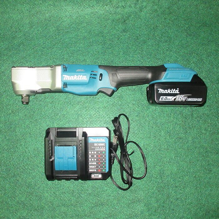マキタ TL300DZ+BL1860B+DC18WC 18V 充電式アングルインパクトレンチ 最大締付トルク300N・m 角ドライブ12.7mmsq ヘッド高さ81mm ハイパワ－&高速締付 6.0Ahバッテリx1個+充電器付セット 新品【プロ用からDIY、園芸まで道具・工具のことならプロショップe-道具館におまかせ】