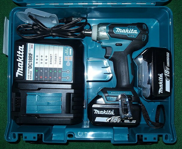 マキタ TW181DRGX 18Vブラシレスインパクトレンチ 最大締付トルク:180N・m 角ドライブ12.7mmsq Cスプリング式 6.0Ahバッテリ2個付セット ソケット別売 新品 軽量で取り回し抜群 純正品